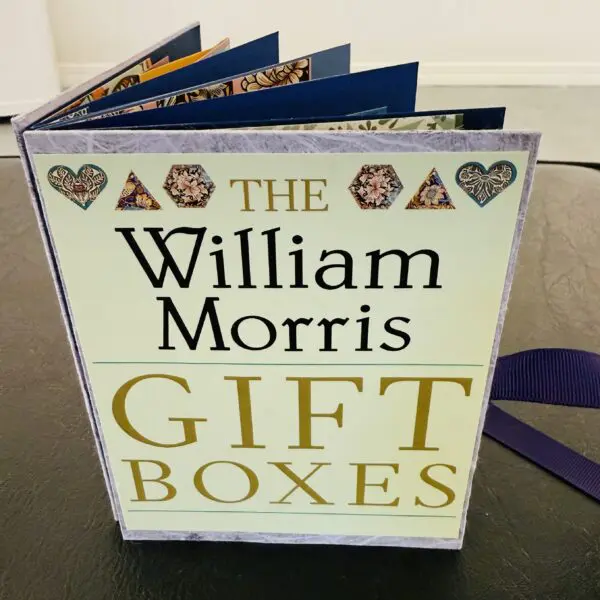 William Morris gift boxes book cover.